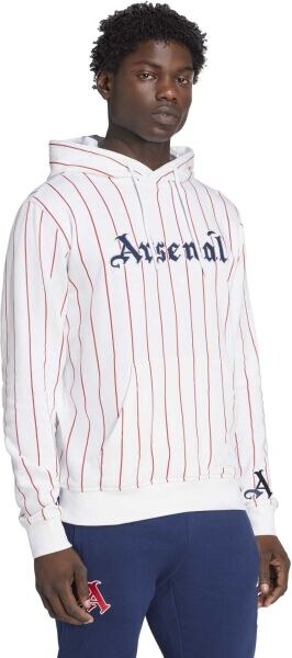 adidas ARSENAL FC US HD AOP Pánska mikina, biela, veľkosť M