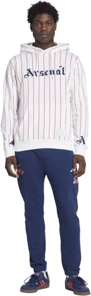 adidas ARSENAL FC US HD AOP Pánska mikina, biela, veľkosť M