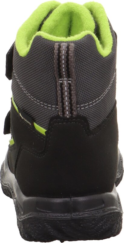 SUPERFIT Snehule 'HUSKY' antracitová / striebornosivá / svetlozelená / čierna