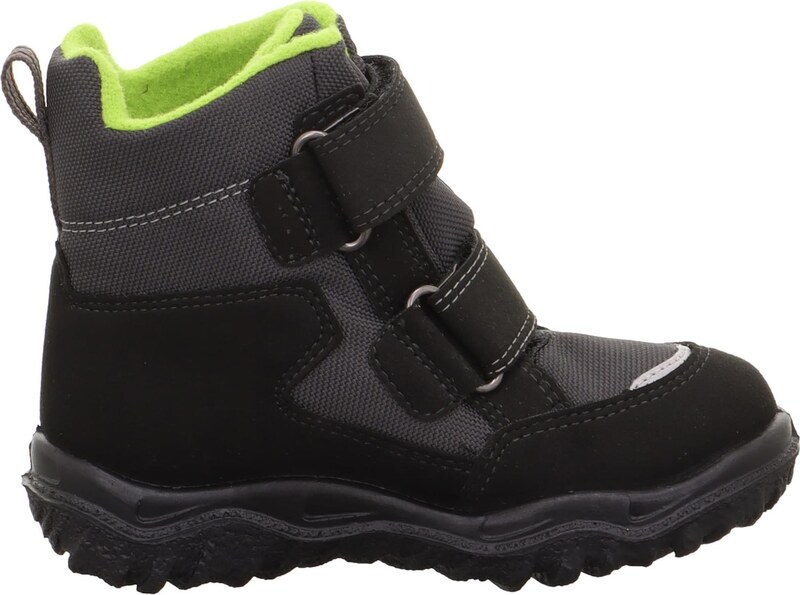 SUPERFIT Snehule 'HUSKY' antracitová / striebornosivá / svetlozelená / čierna