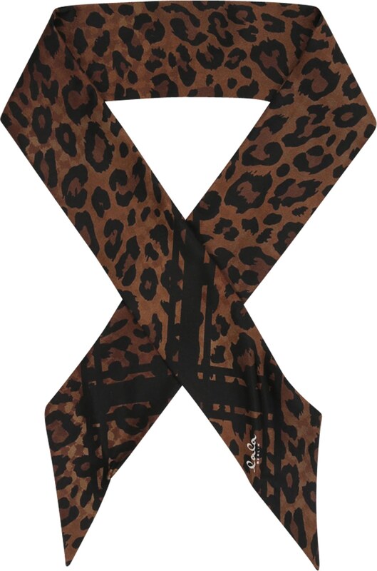 Lala Berlin Šatka 'Twilly Tao' hnedá / čierna