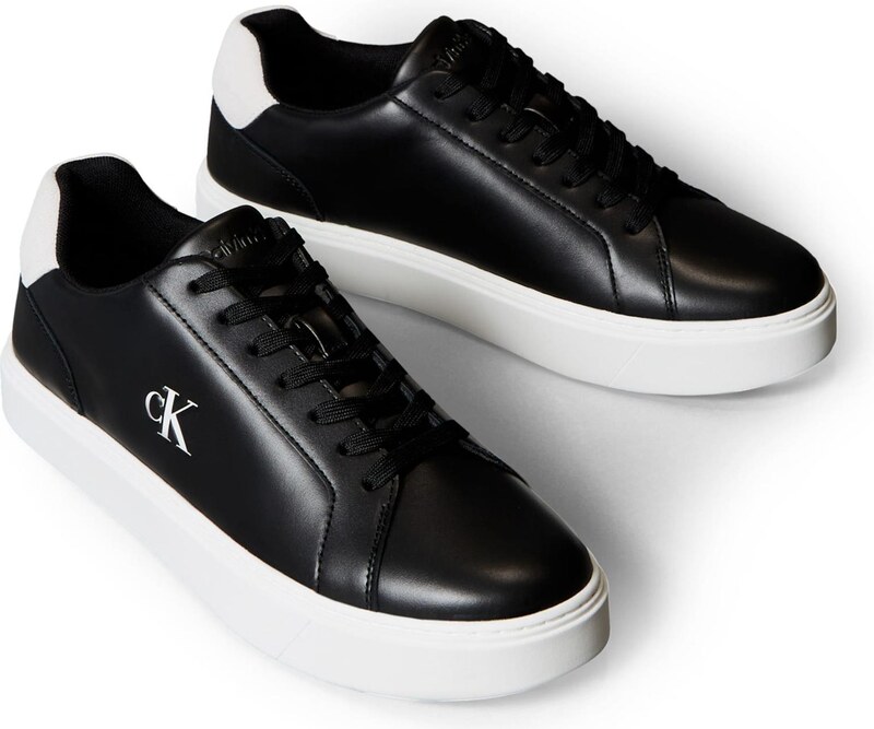 Calvin Klein Nízke tenisky 'Classic' čierna / biela