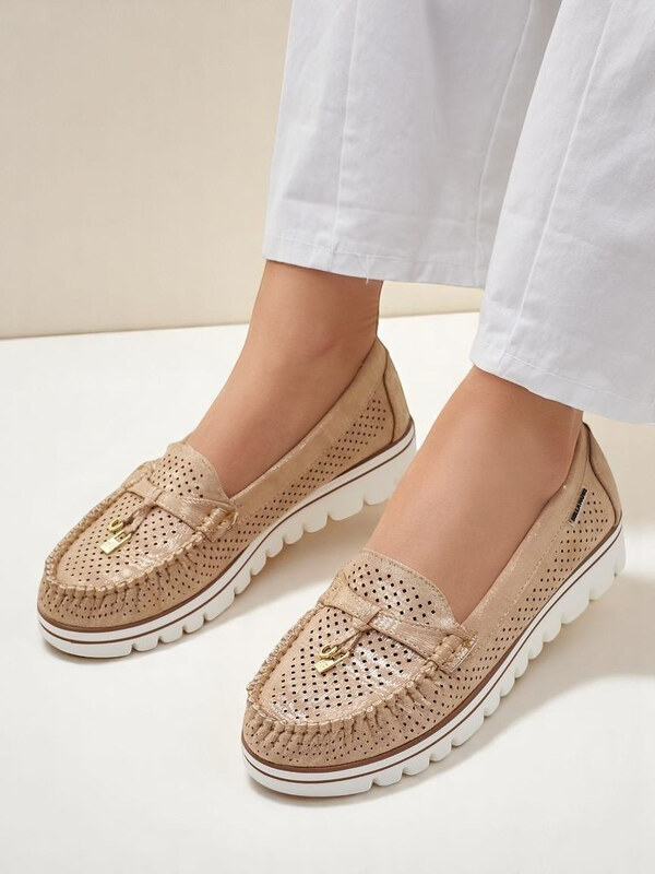 Resti Ladies' perforated moccasins Elissas