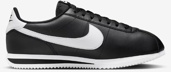 Nike Cortez Leather Mens Shoes BLACK