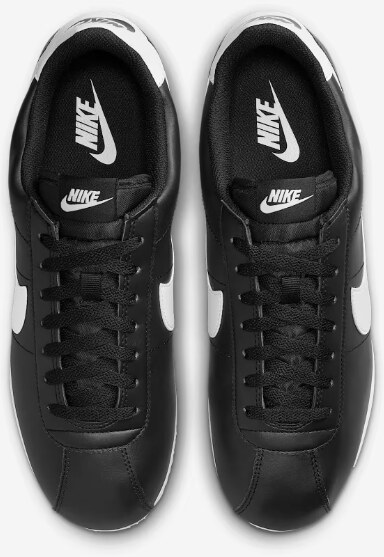 Nike Cortez Leather Mens Shoes BLACK