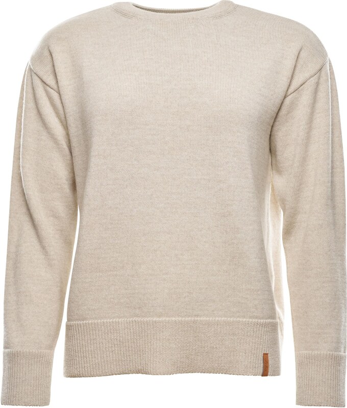 Dámsky tenký vlnený sveter Vlnka prírodná veľkosti oblečenia S/M