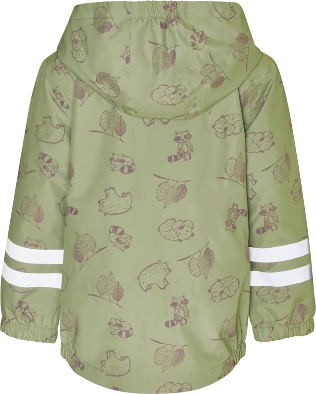 PLAYSHOES Funkčná bunda tmavosivá / zelená / oranžová