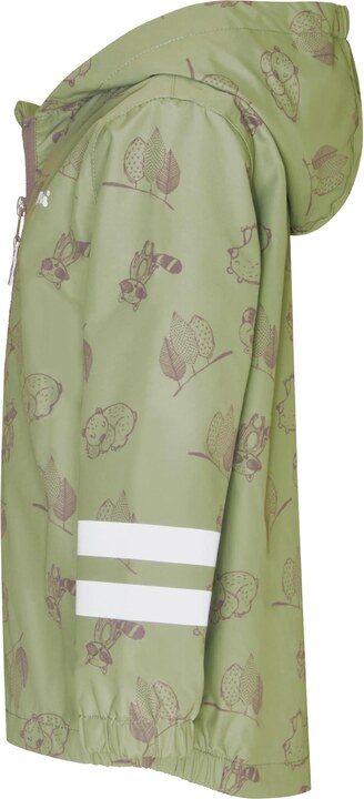 PLAYSHOES Funkčná bunda tmavosivá / zelená / oranžová