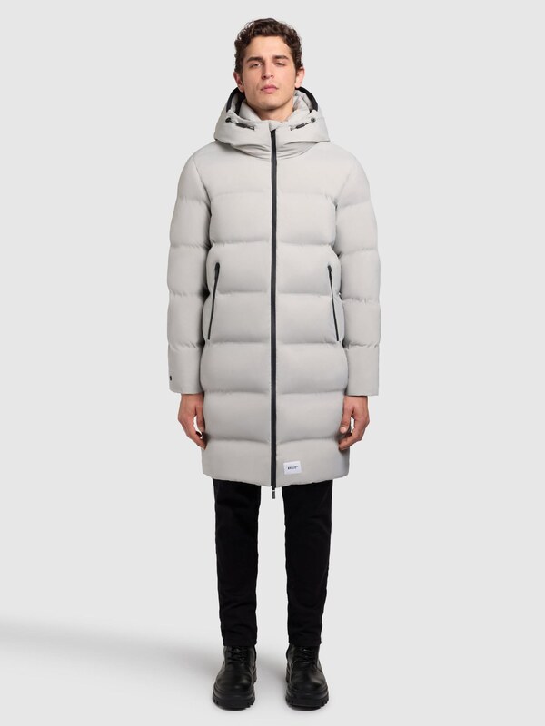 khujo Zimný kabát 'Caius2' svetlosivá