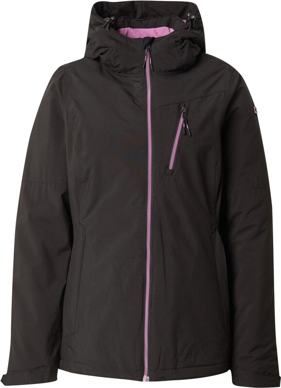 KILLTEC Outdoorová bunda 'KOW 195' eozín / čierna