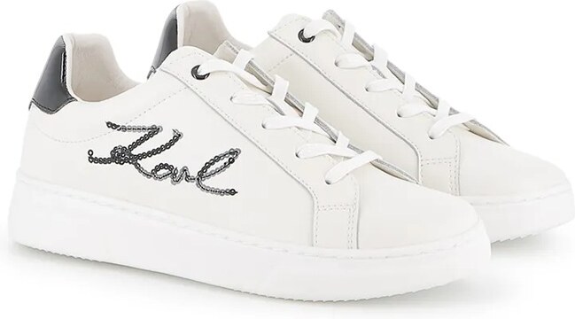 Detské kožené tenisky Karl Lagerfeld