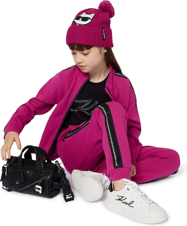 Detské kožené tenisky Karl Lagerfeld