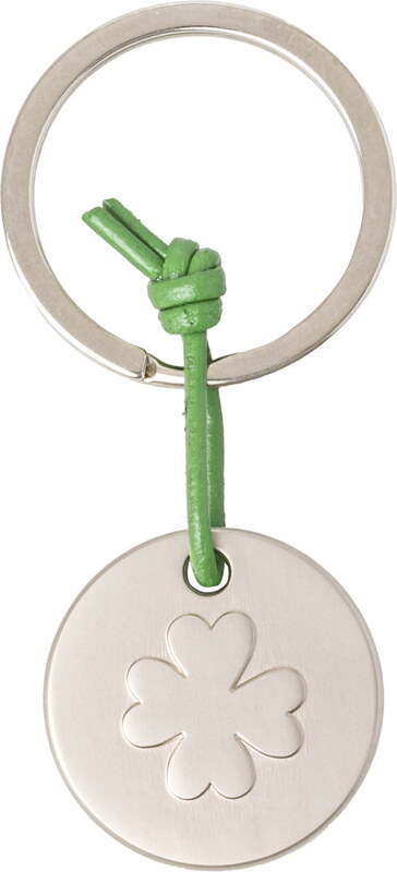 räder Kovová kľúčenka Cloverleaf Silver