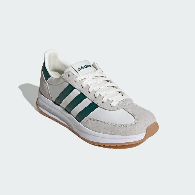 ADIDAS SPORTSWEAR Nízke tenisky 'Run 70S' kamenná / tmavozelená / biela