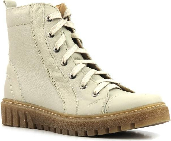 Dámské kozačky a kozačky polské značky HELIOS Komfort 575, ecru