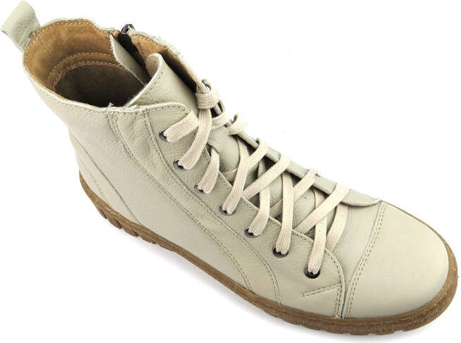 Dámské kozačky a kozačky polské značky HELIOS Komfort 575, ecru