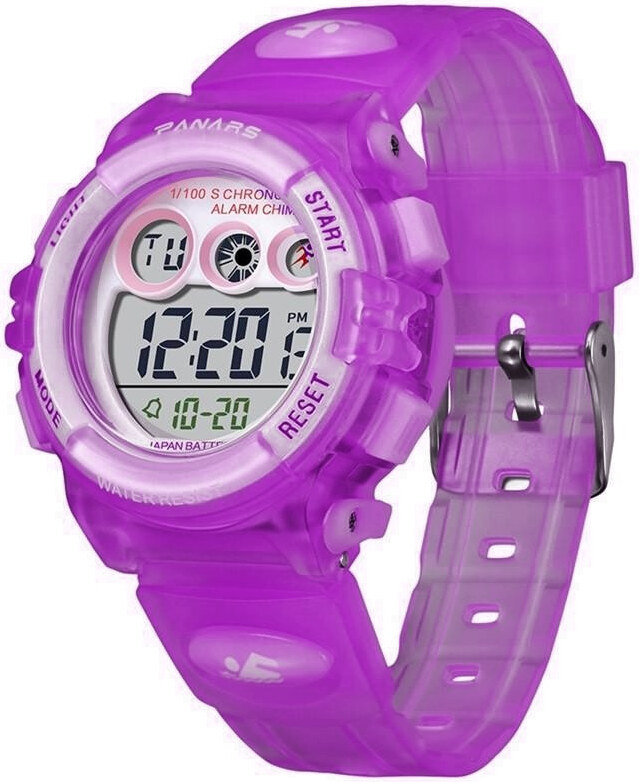 SKMEI 1451 Detské športové hodinky Little lady Fialové