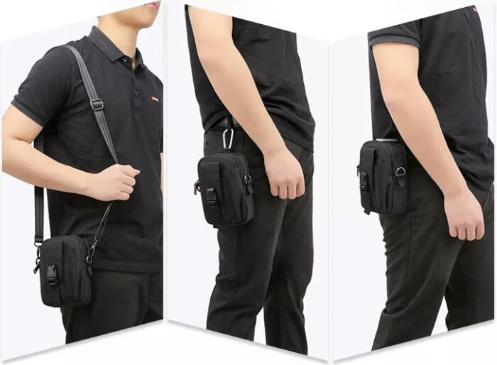 Canvasio Puzdro na opasok vs taška Outdoor Bernini Čierne