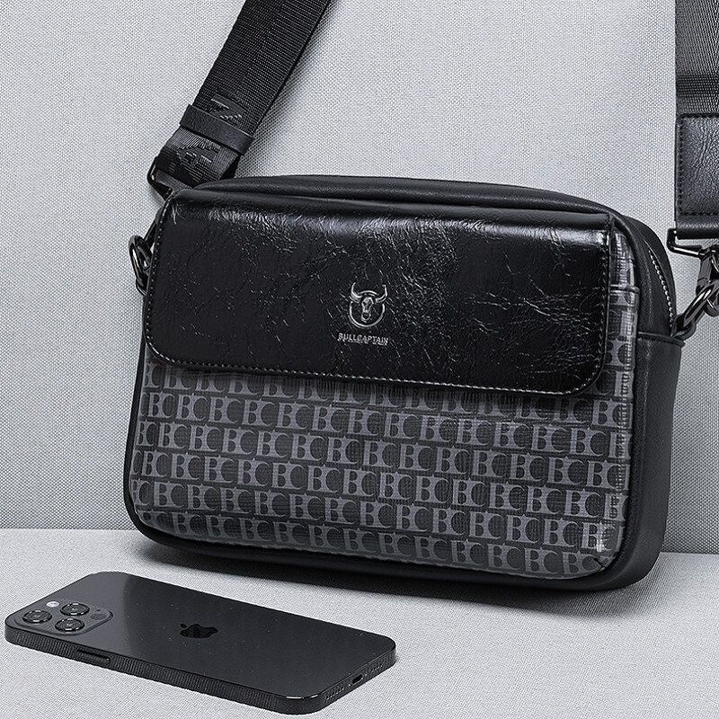 Bullcaptain crossbody taška cez rameno Mateo Čierna 4L