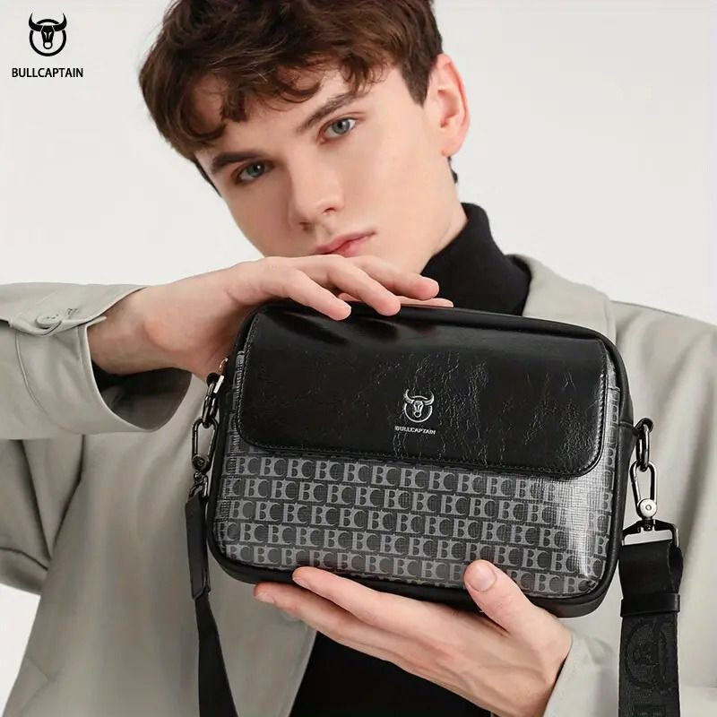 Bullcaptain crossbody taška cez rameno Mateo Čierna 4L