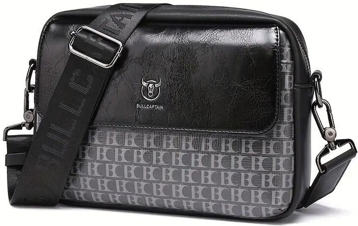 Bullcaptain crossbody taška cez rameno Mateo Čierna 4L