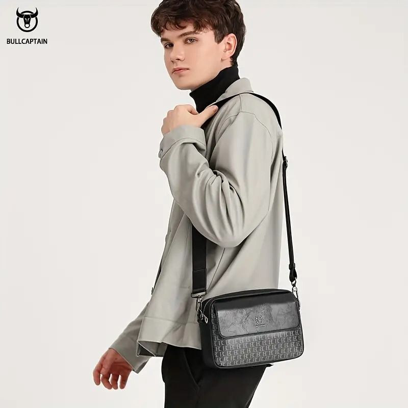 Bullcaptain crossbody taška cez rameno Mateo Čierna 4L
