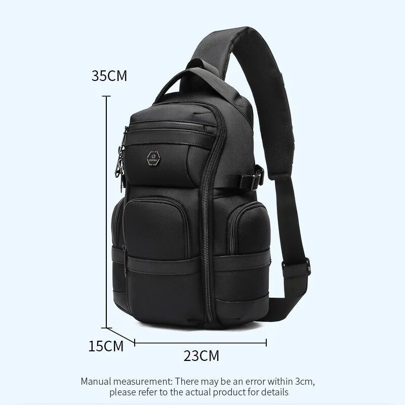 Ozuko pánsky batoh cez hruď Rahat Čierny 14L