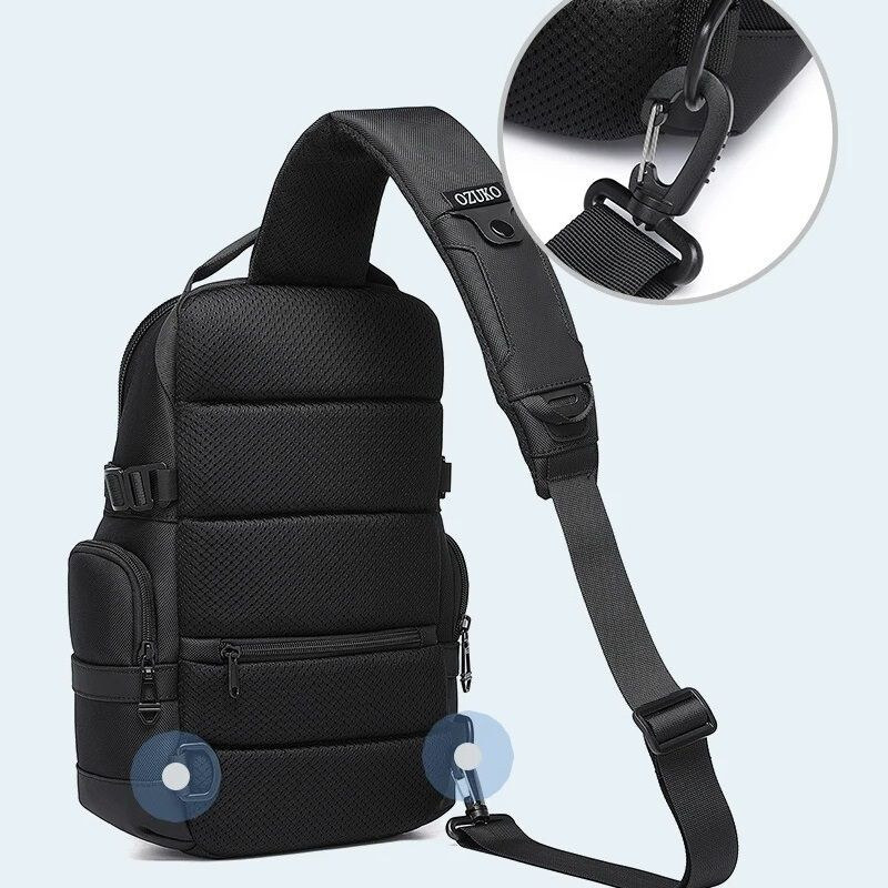 Ozuko pánsky batoh cez hruď Rahat Čierny 14L