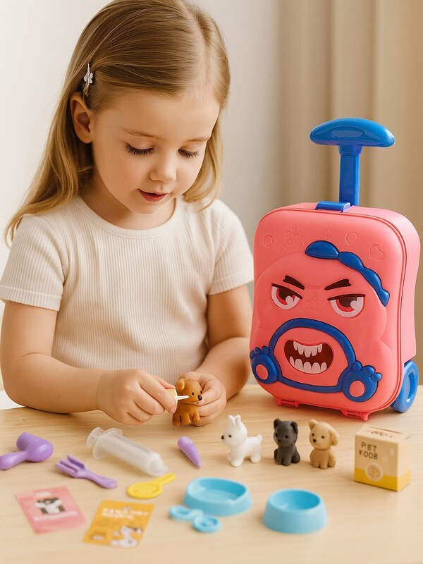 Sinsay - Hračka – Sada na starostlivosť o zvieratko - ružová