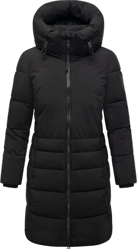 NAVAHOO Zimný kabát 'Mondnebel XIV' čierna