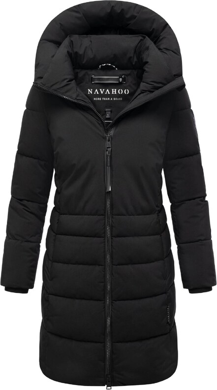 NAVAHOO Zimný kabát 'Mondnebel XIV' čierna