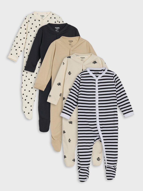 Sinsay - 5-pack pyžamy - biela