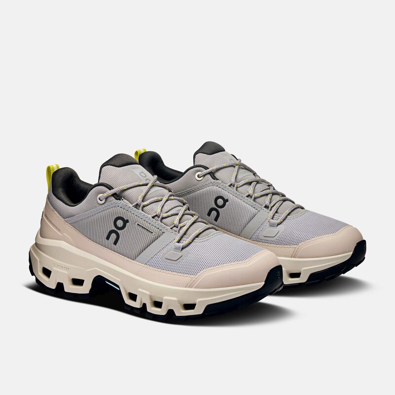 Dámske šedé outdoorové tenisky On Cloudrock Low WP