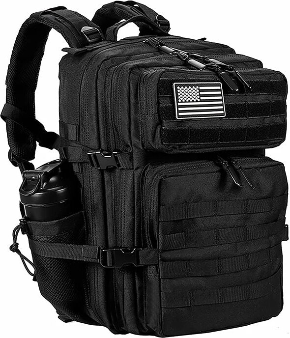 TOP FASHION Taktický batoh 25–45L – outdoorový ruksak s držákem lahve