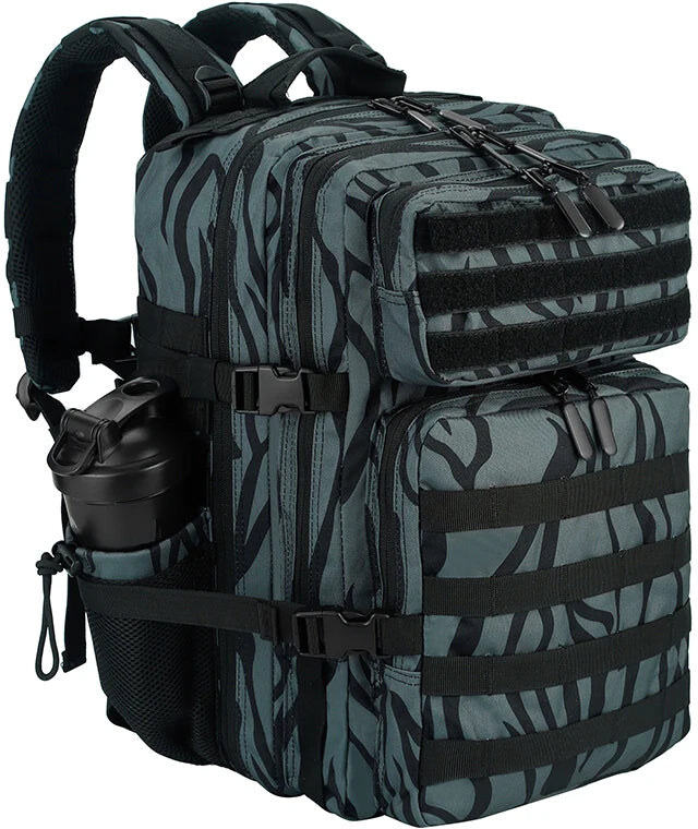 TOP FASHION Taktický batoh 25–45L – outdoorový ruksak s držákem lahve