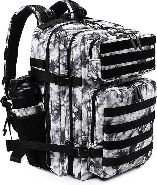 TOP FASHION Taktický batoh 25–45L – outdoorový ruksak s držákem lahve