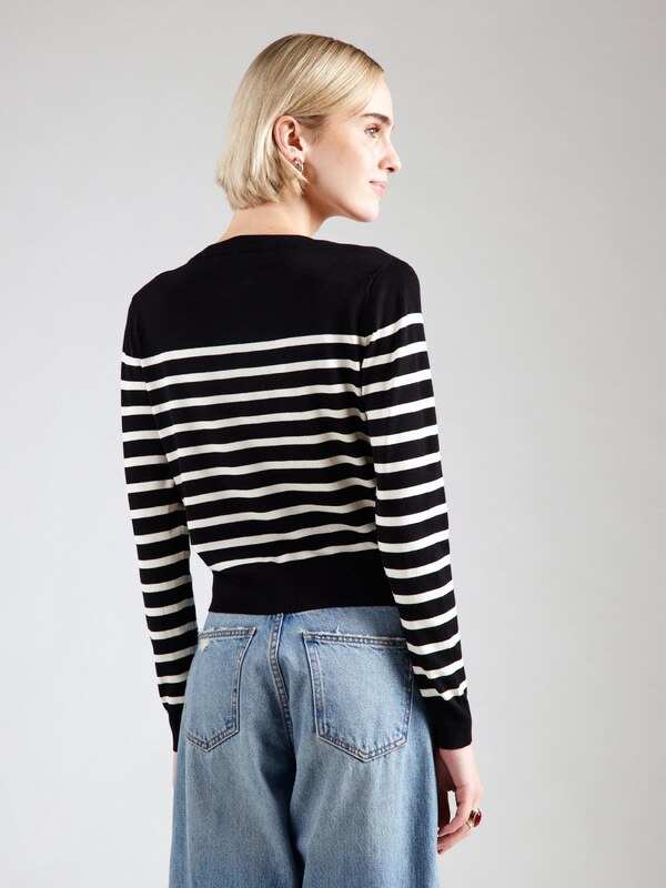 VERO MODA Kardigán 'VMDORY' čierna / biela