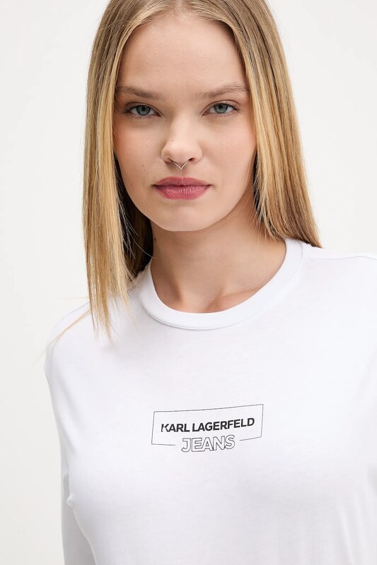 Bavlnené tričko Karl Lagerfeld Jeans