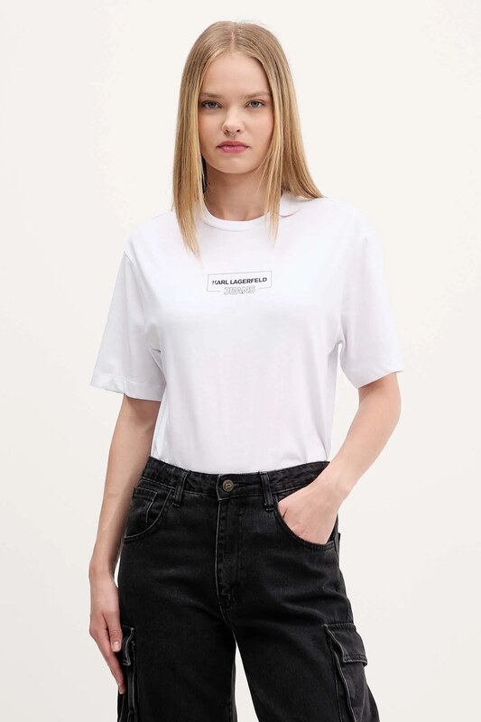 Bavlnené tričko Karl Lagerfeld Jeans