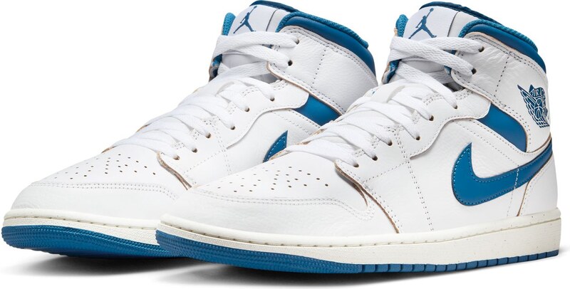 Air Jordan 1 Mid SE "Industrial Blue" - Pánske - Tenisky Jordan - Biele - FN5215-141