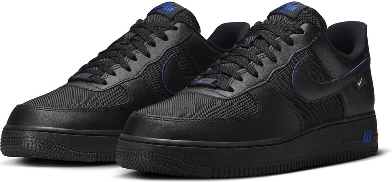 Nike Air Force 1 '07 "Black Astronomy Blue" - Pánske - Tenisky Nike - Čierne - HM9605-001