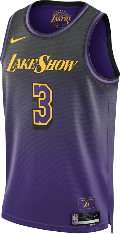 Nike Dri-FIT NBA Anthony Davis Los Angeles Lakers 2024/25 City Edition Swingman Jersey - Pánske - Dres Nike - Fialové - FQ4346-505