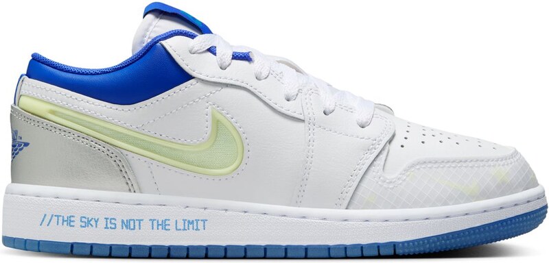 Air Jordan 1 Low "The Sky Is Not The Limit" (GS) - Detské - Tenisky Jordan - Biele - HJ9955-100