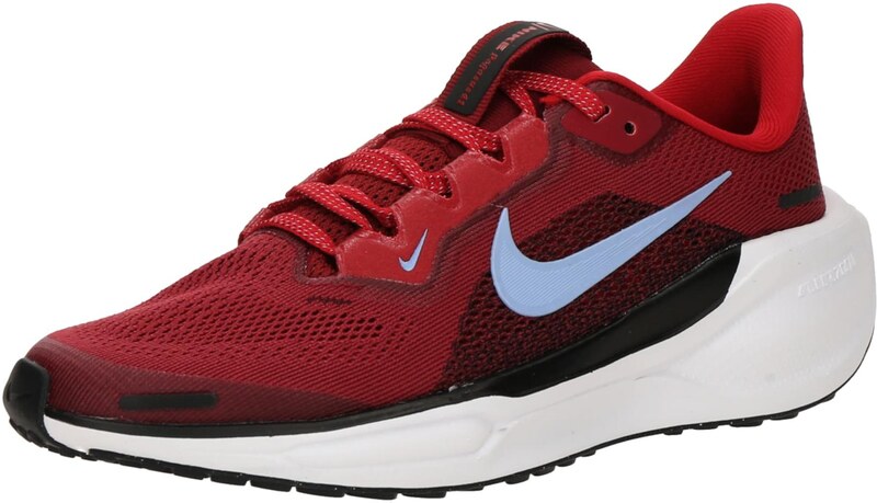 NIKE Športová obuv 'Air Zoom Pegasus 41' tmavočervená / čierna / biela