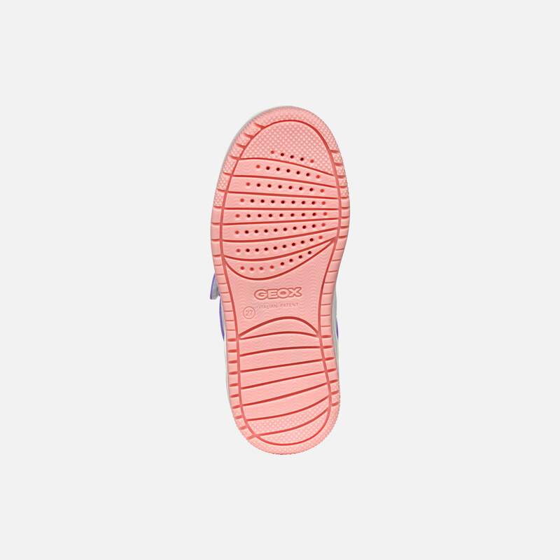 White Girls Geox Washiba Sneakers - Girls