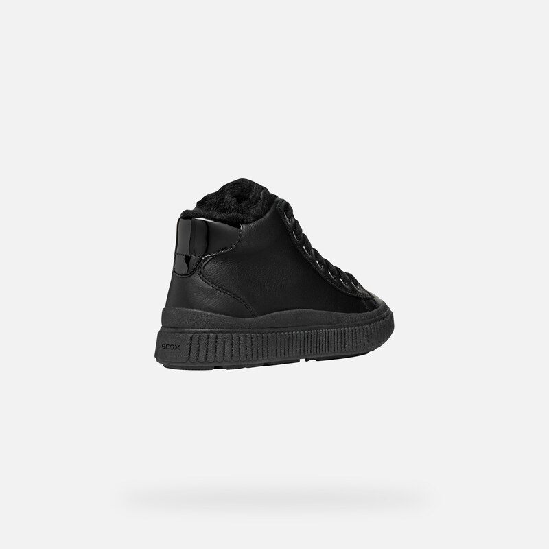 Black Girls' Sneakers Geox Laquinny - Girls