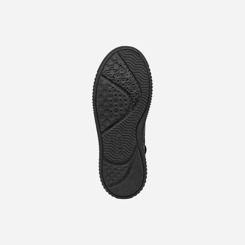 Black Girls' Sneakers Geox Laquinny - Girls
