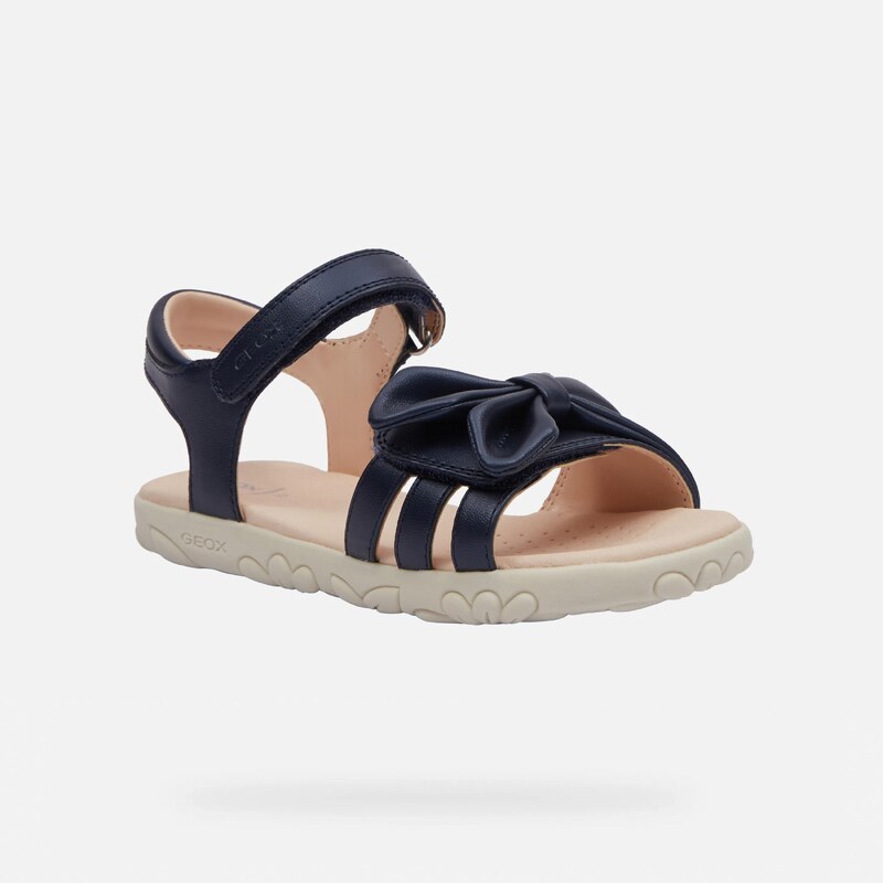 Dark Blue Girls' Sandals Geox Haiti - Girls