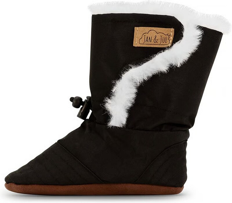 Jan & Jul Zateplené capáčky na zimu / Stay-Put Winter Booties / BSW-BLK Black