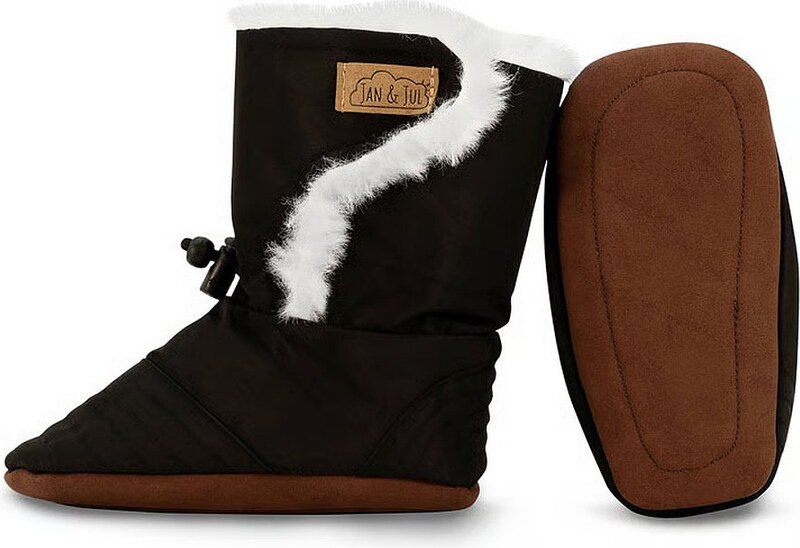 Jan & Jul Zateplené capáčky na zimu / Stay-Put Winter Booties / BSW-BLK Black